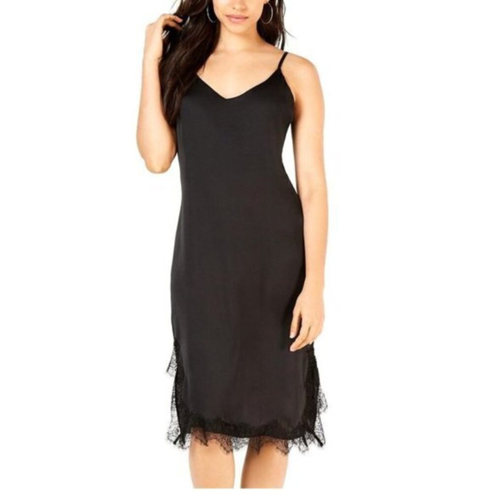 Project 28 NYC Women's Lace Trim Slip Dress. M